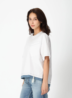 DENHAM(デンハム) |BICOLOR STITCH TEE