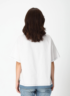 DENHAM(デンハム) |BICOLOR STITCH TEE