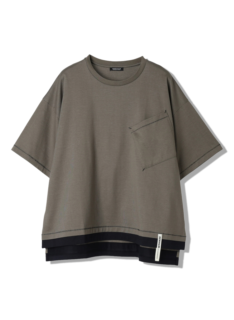 BICOLOR STITCH TEE アイテム詳細｜DENHAM（デンハム）日本公式