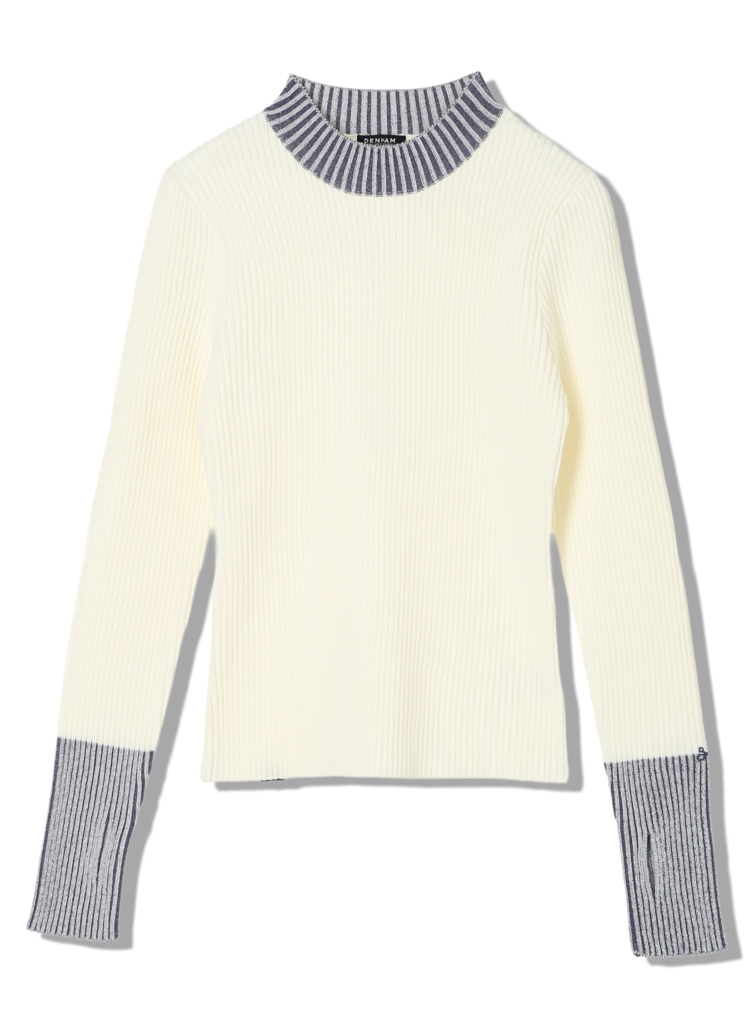 DENHAM(デンハム) |BICOLOR RIB KNIT