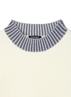 DENHAM(デンハム) |BICOLOR RIB KNIT