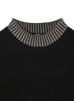 DENHAM(デンハム) |BICOLOR RIB KNIT