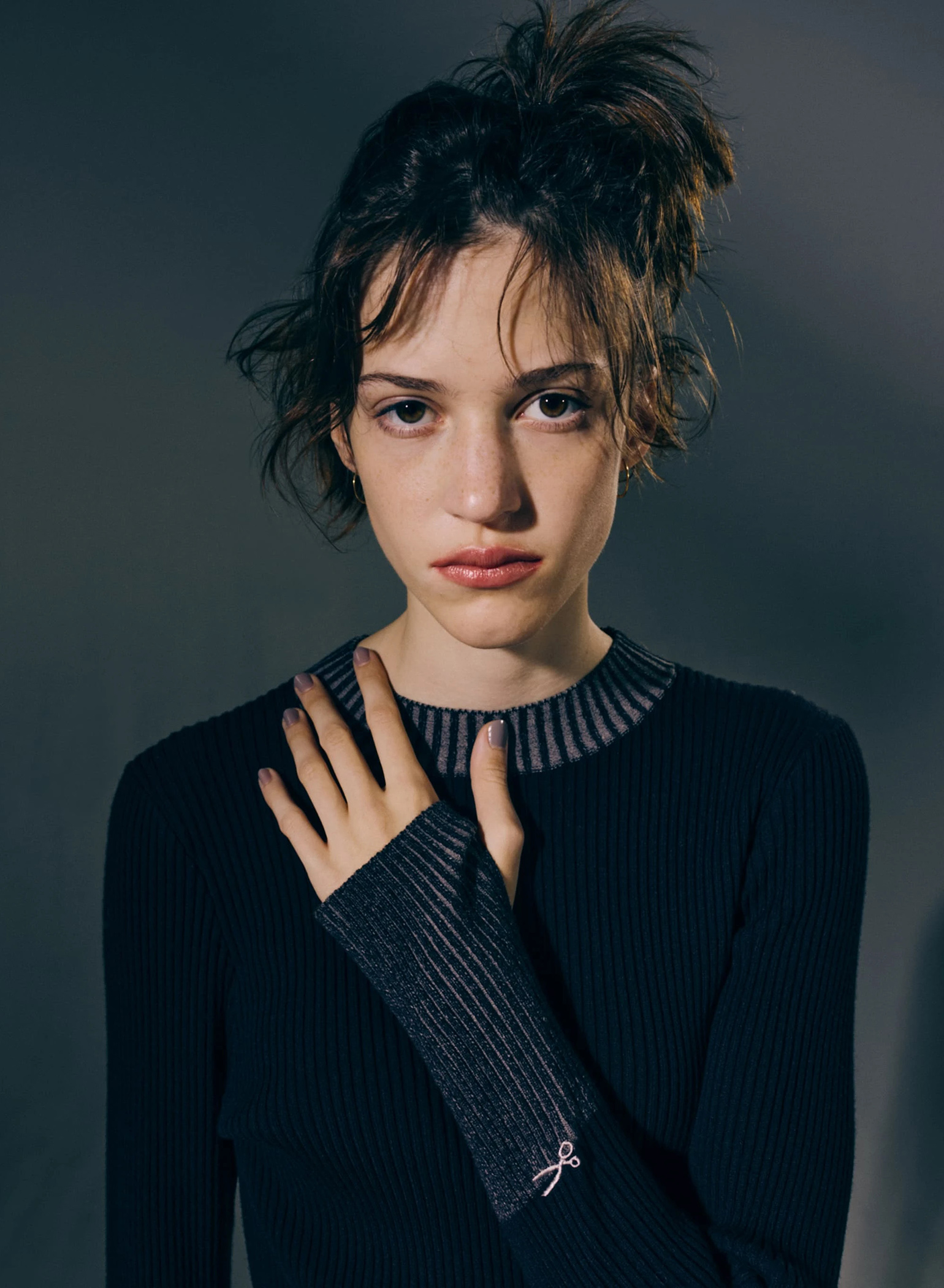 DENHAM(デンハム) |BICOLOR RIB KNIT