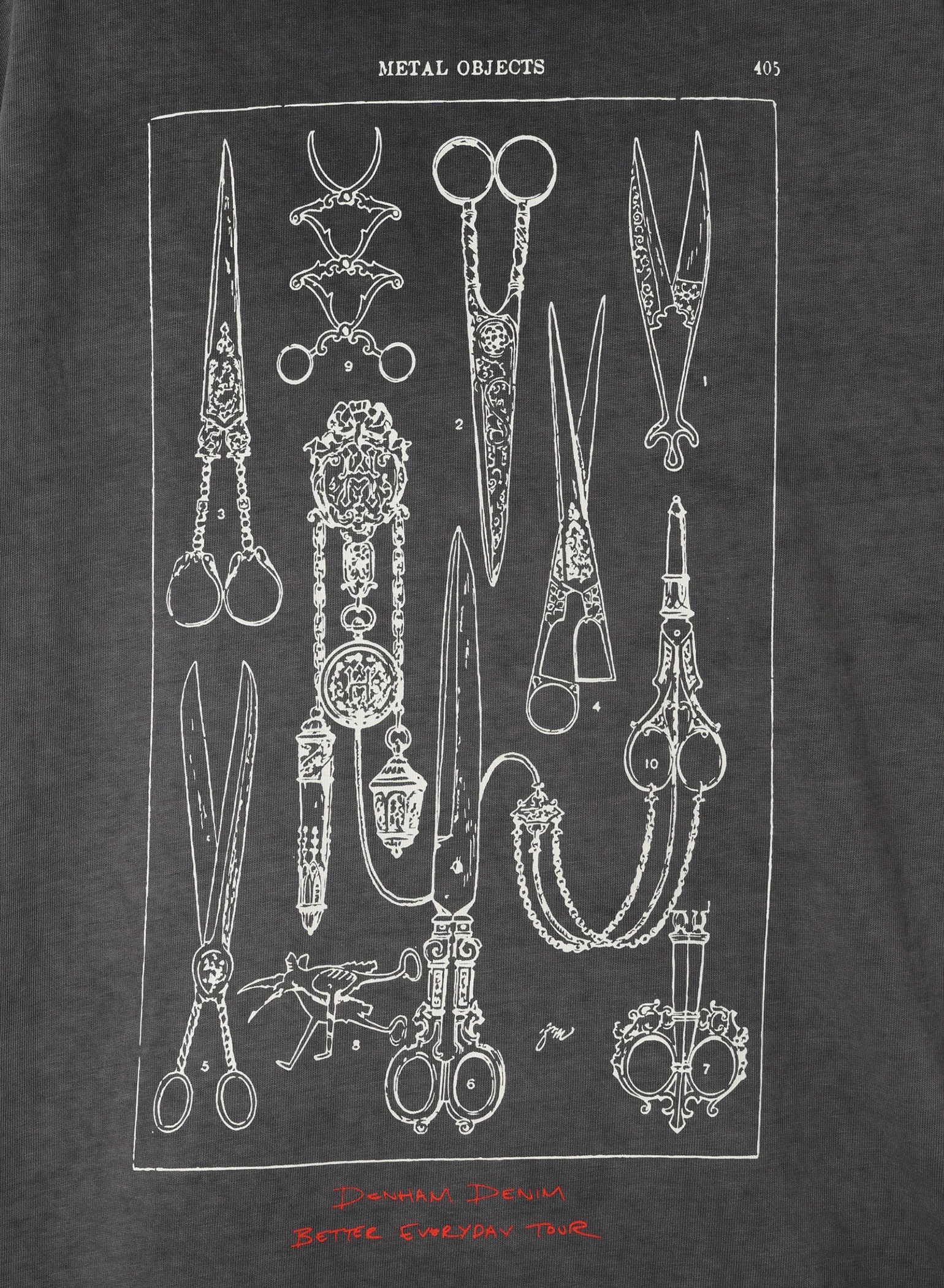 DENHAM(デンハム) |DENHAM OBJECTS TEE WHJ