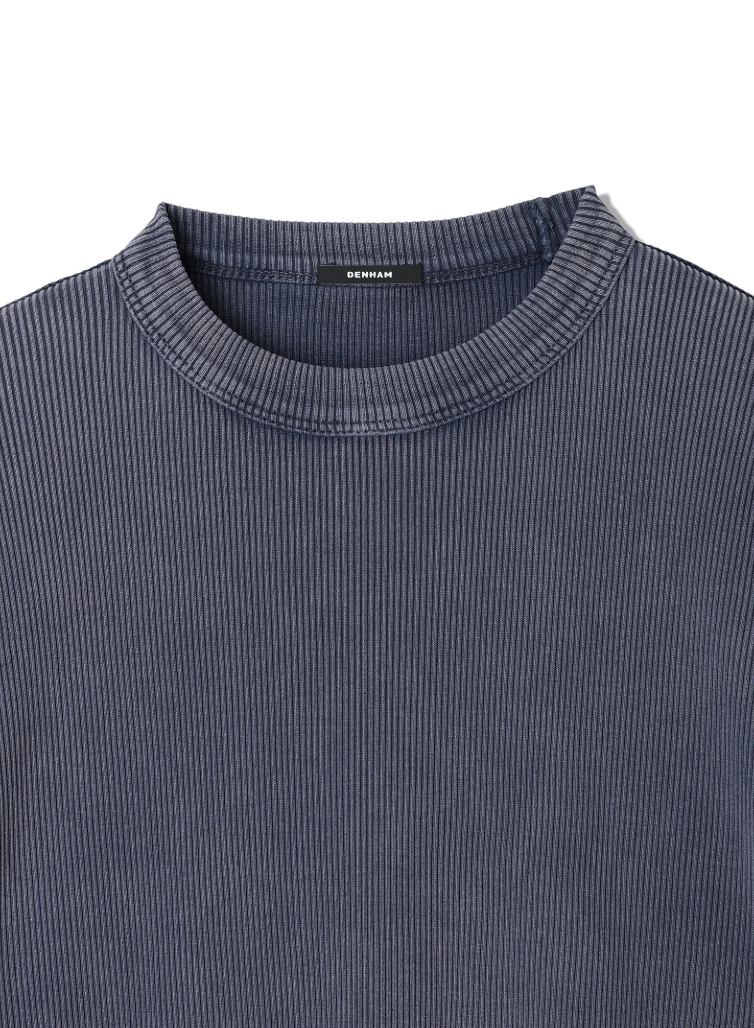 DENHAM(デンハム) |RIBBED LS TEE HRC