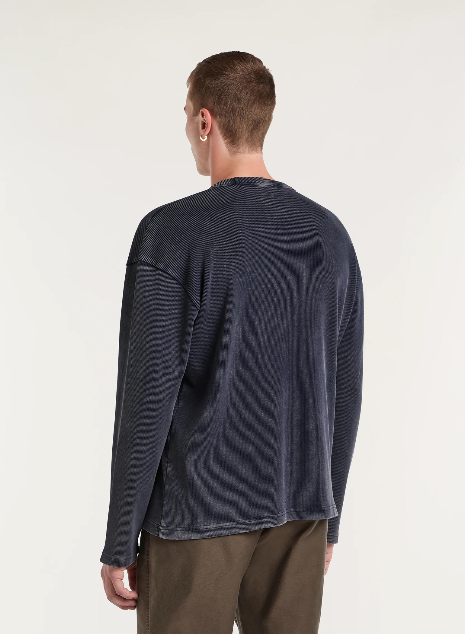 DENHAM(デンハム) |RIBBED LS TEE HRC