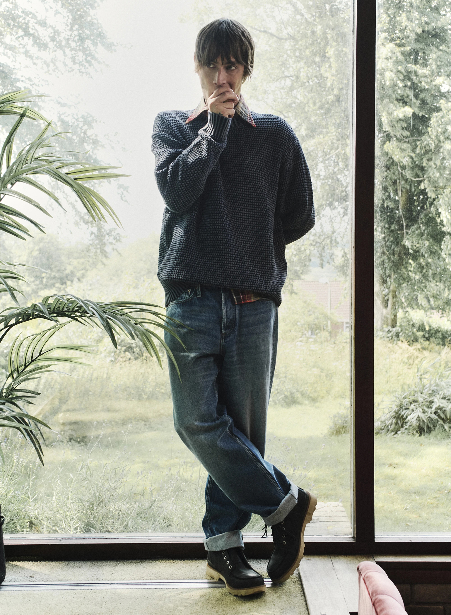 DENHAM(デンハム) |STEFAN KNITTED CREWNECK WCC