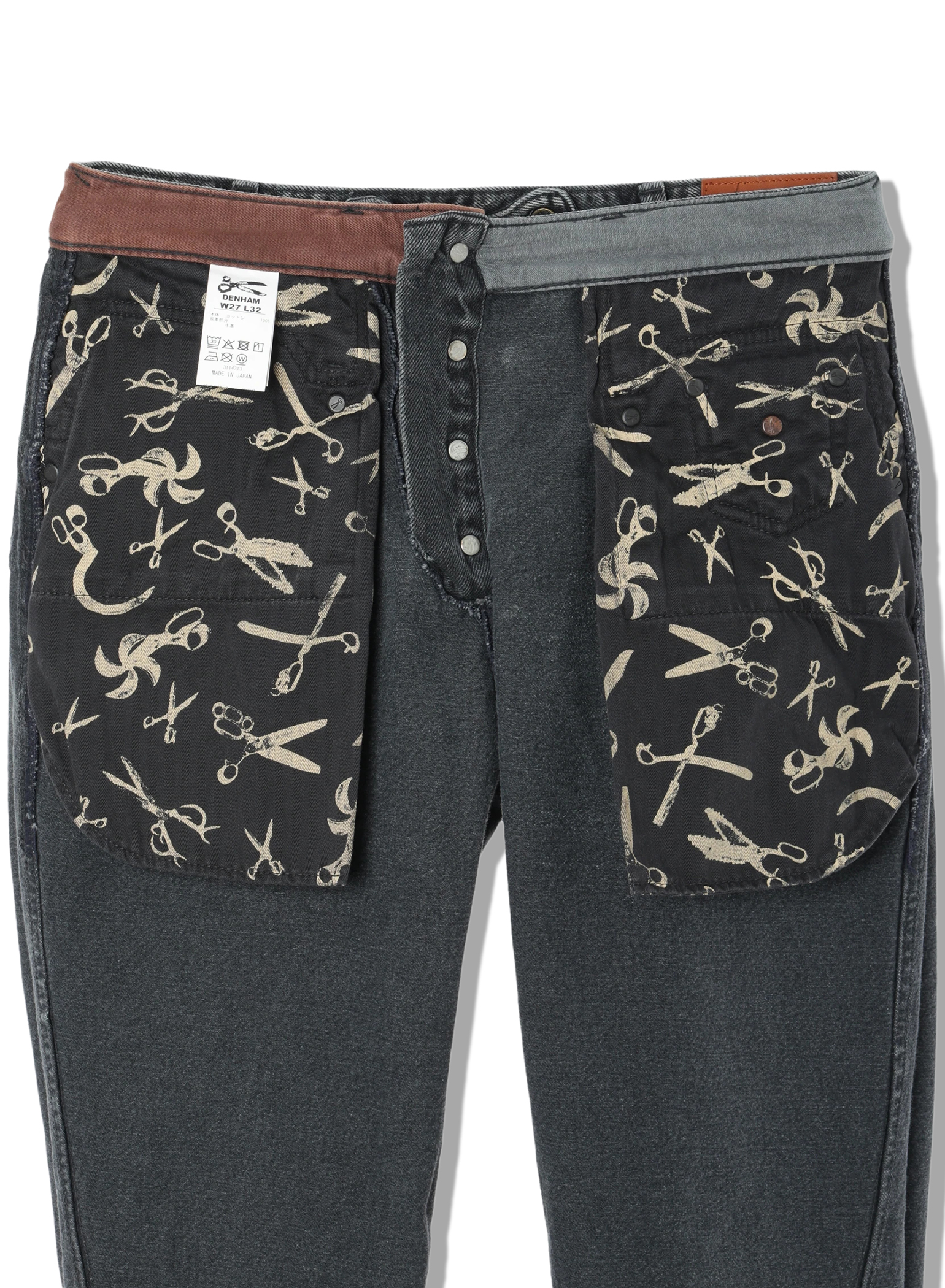 DENHAM(デンハム) |CROSSBACKWIDE MIJ SLOPE BK