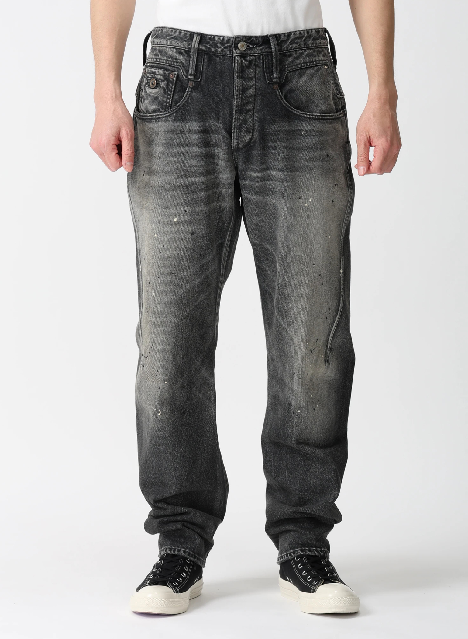 DENHAM(デンハム) |CROSSBACKWIDE MIJ SLOPE BK