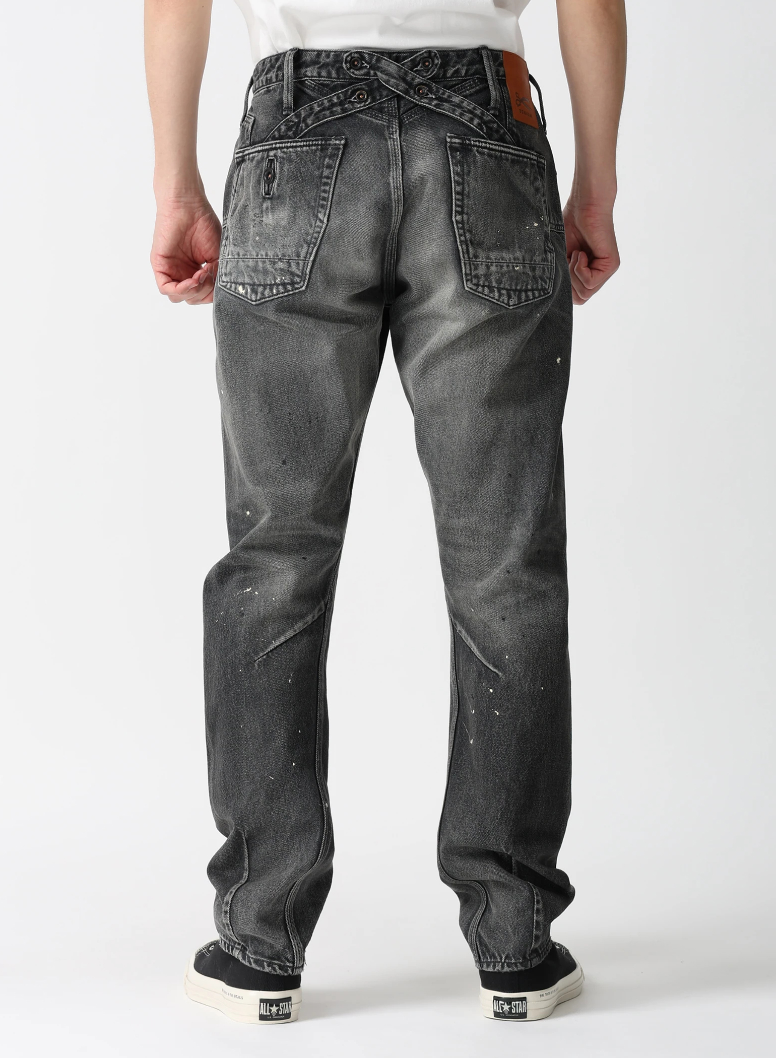 DENHAM(デンハム) |CROSSBACKWIDE MIJ SLOPE BK