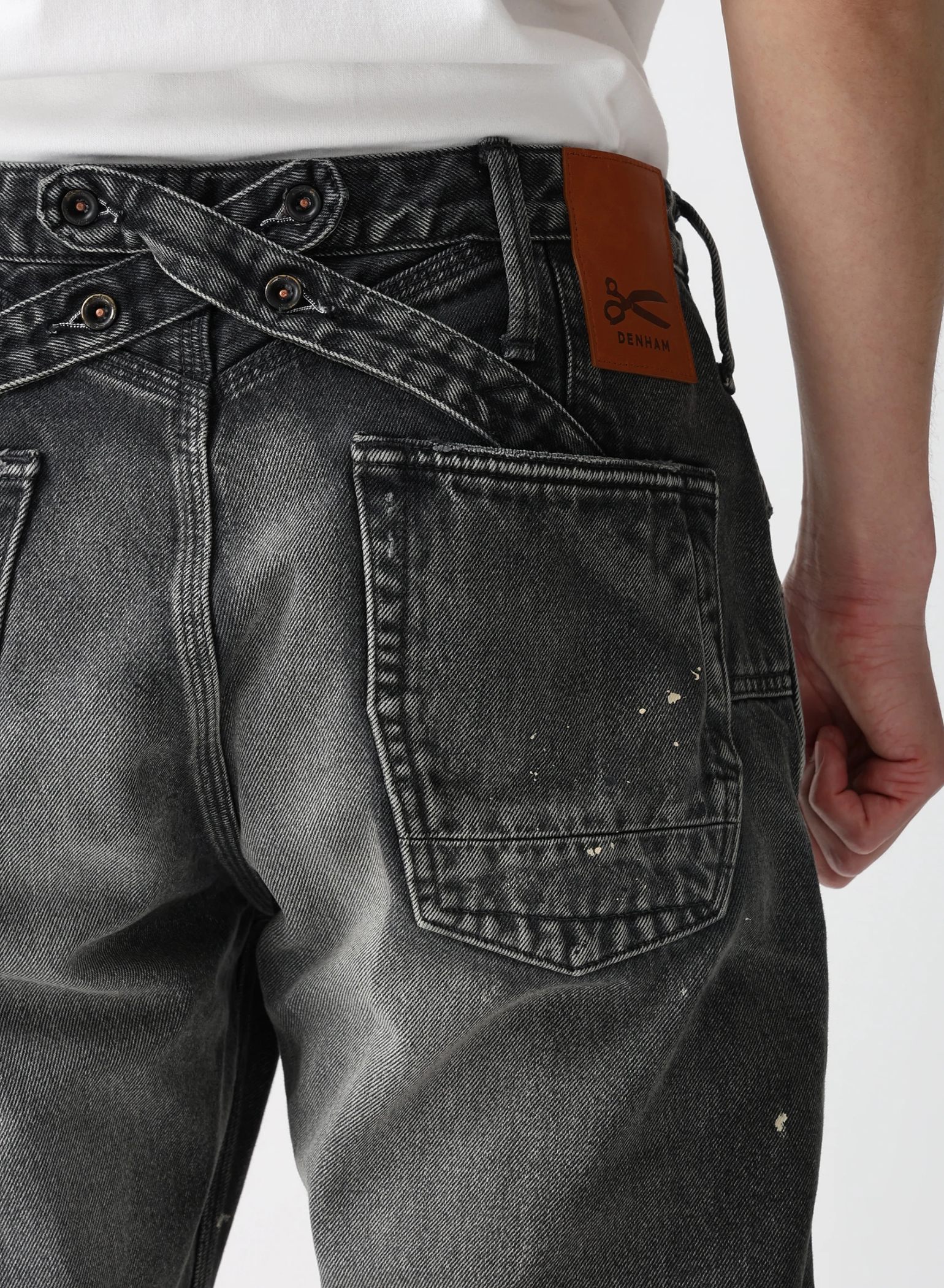 DENHAM(デンハム) |CROSSBACKWIDE MIJ SLOPE BK