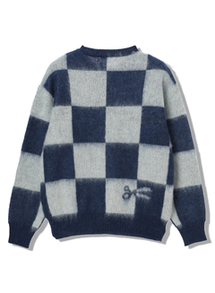 DENHAM(デンハム) |CHECK KNIT CREW