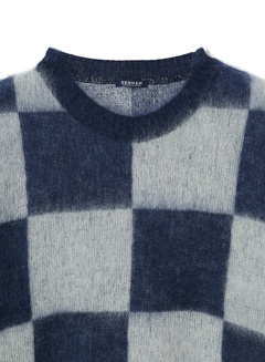 DENHAM(デンハム) |CHECK KNIT CREW