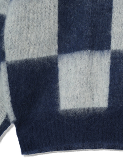 DENHAM(デンハム) |CHECK KNIT CREW