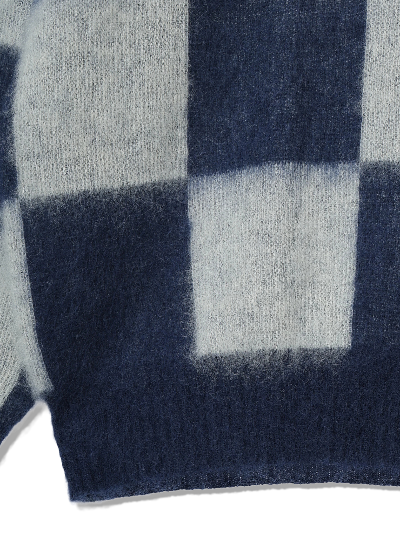 DENHAM(デンハム) |CHECK KNIT CREW