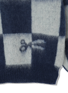 DENHAM(デンハム) |CHECK KNIT CREW