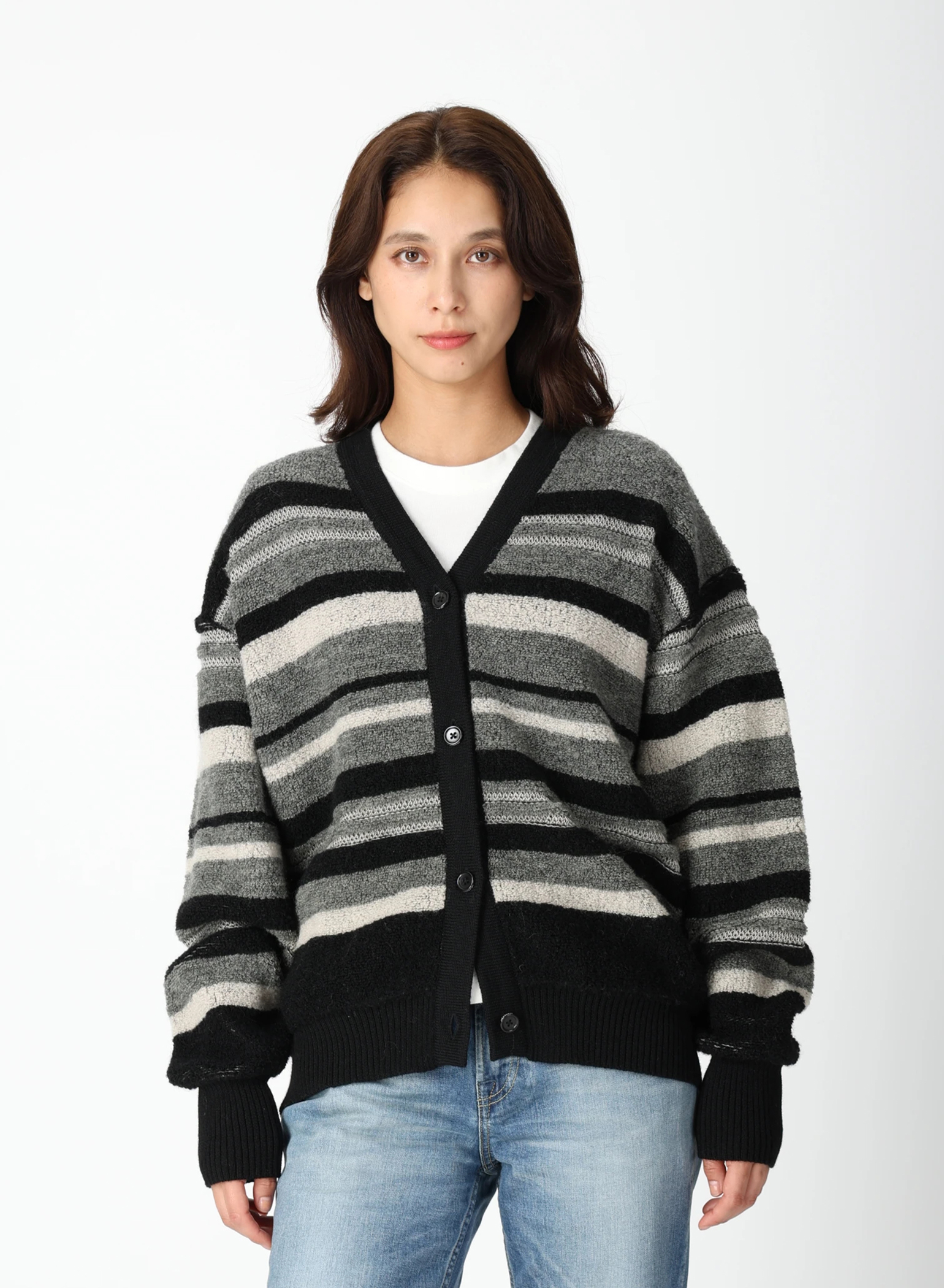 DENHAM(デンハム) |BORDER CARDIGAN