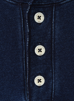 DENHAM(デンハム) |INDIGO HENLEY SWEAT