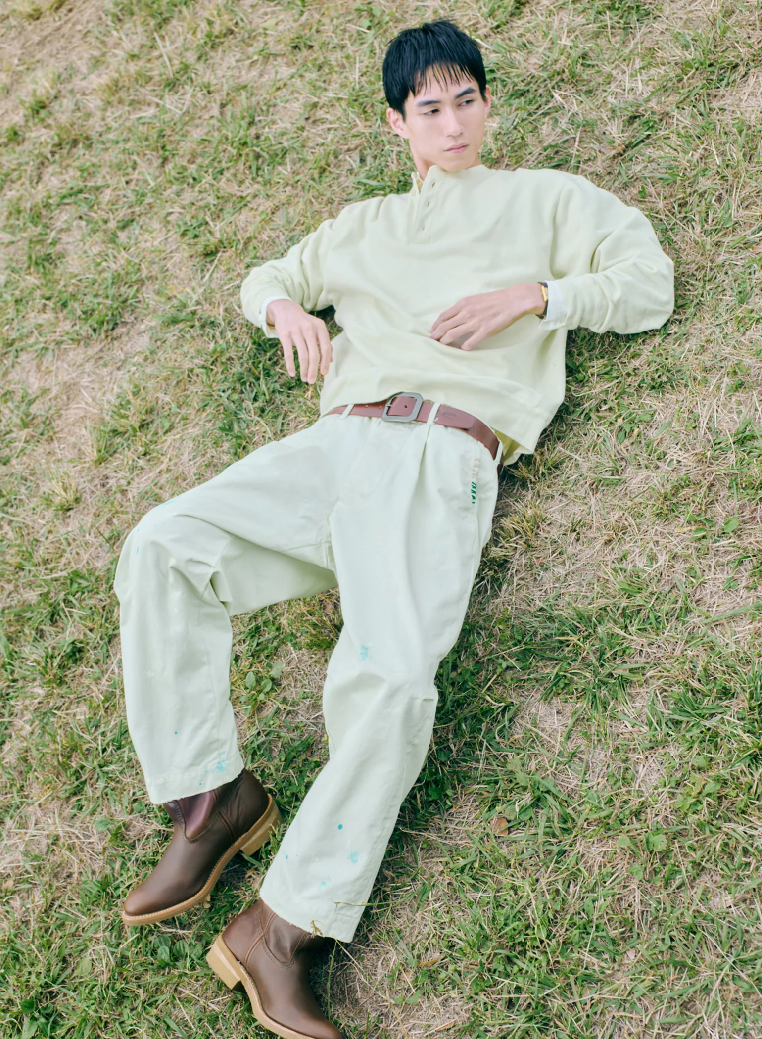 DENHAM(デンハム) |NATURAL DYE CHINO PANTS