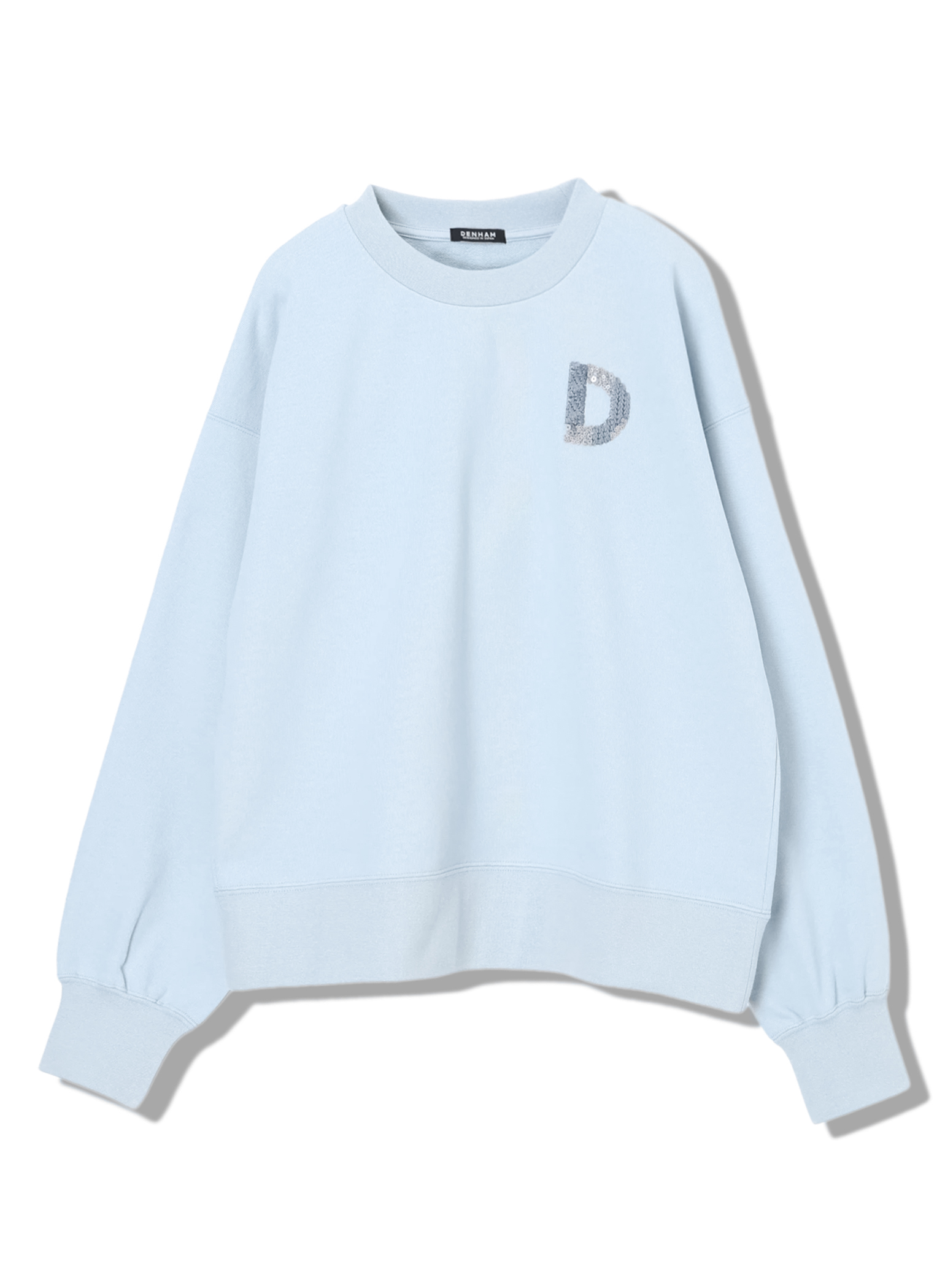 DENHAM(デンハム) |D LOGO EMBROIDERY SWEAT
