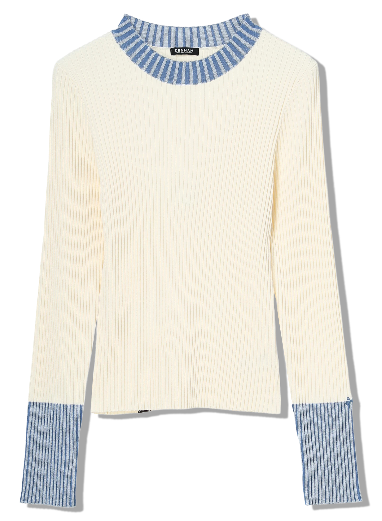 DENHAM(デンハム) |BICOLOR RIB KNIT