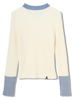 DENHAM(デンハム) |BICOLOR RIB KNIT