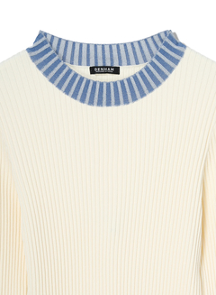 DENHAM(デンハム) |BICOLOR RIB KNIT