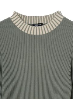 DENHAM(デンハム) |BICOLOR RIB KNIT