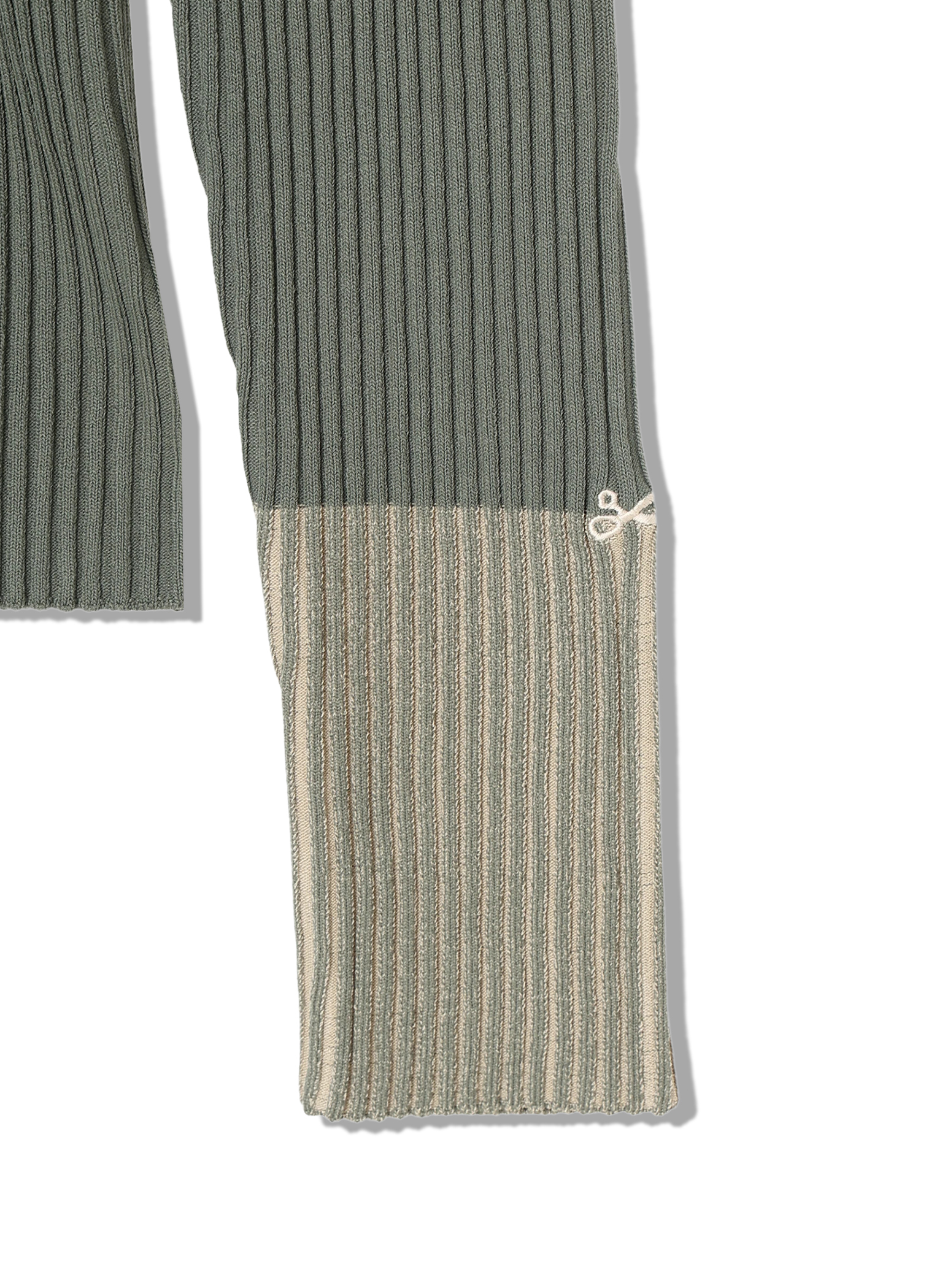 DENHAM(デンハム) |BICOLOR RIB KNIT