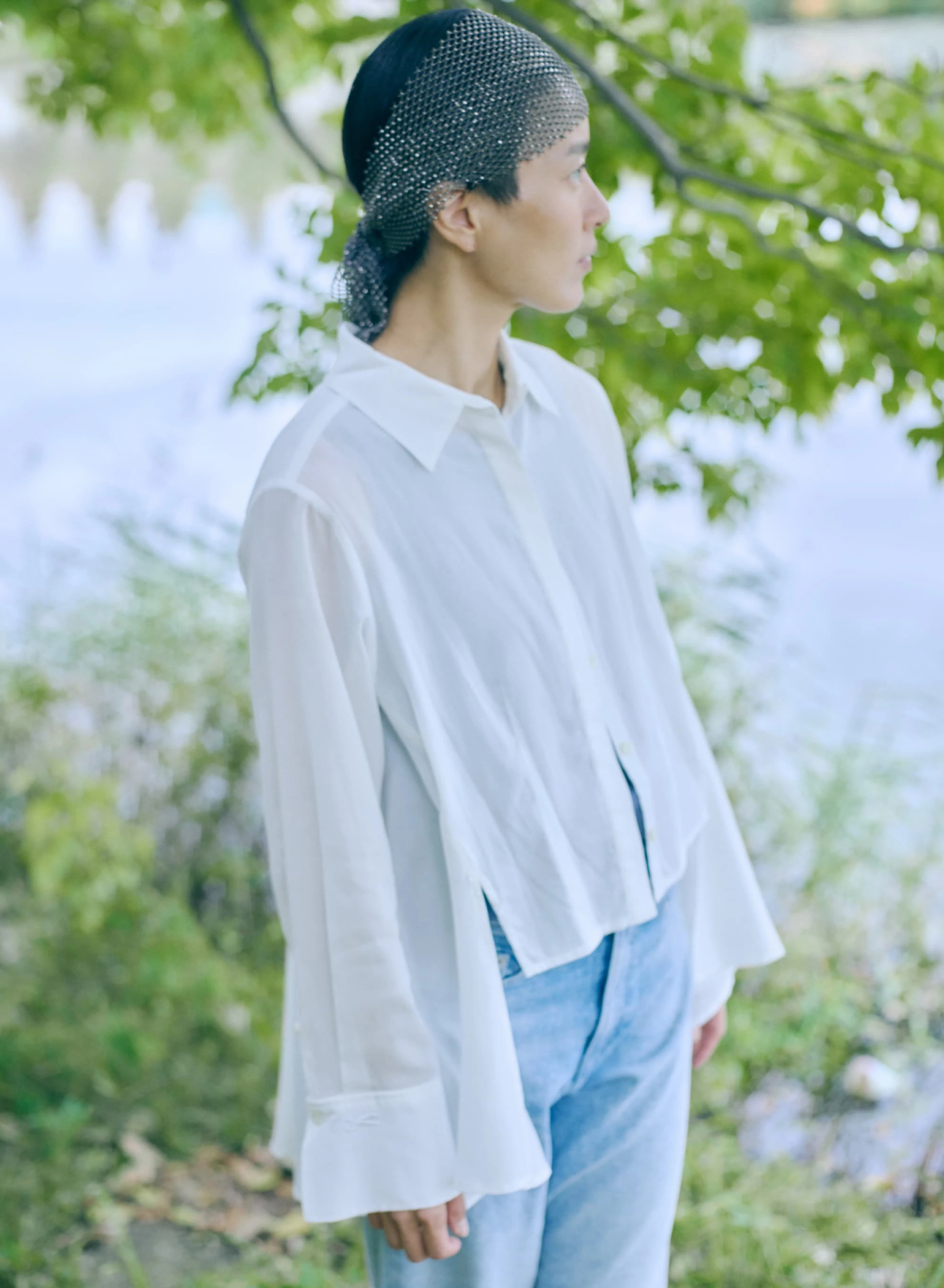 DENHAM(デンハム) |BACK DRAPE SHIRT