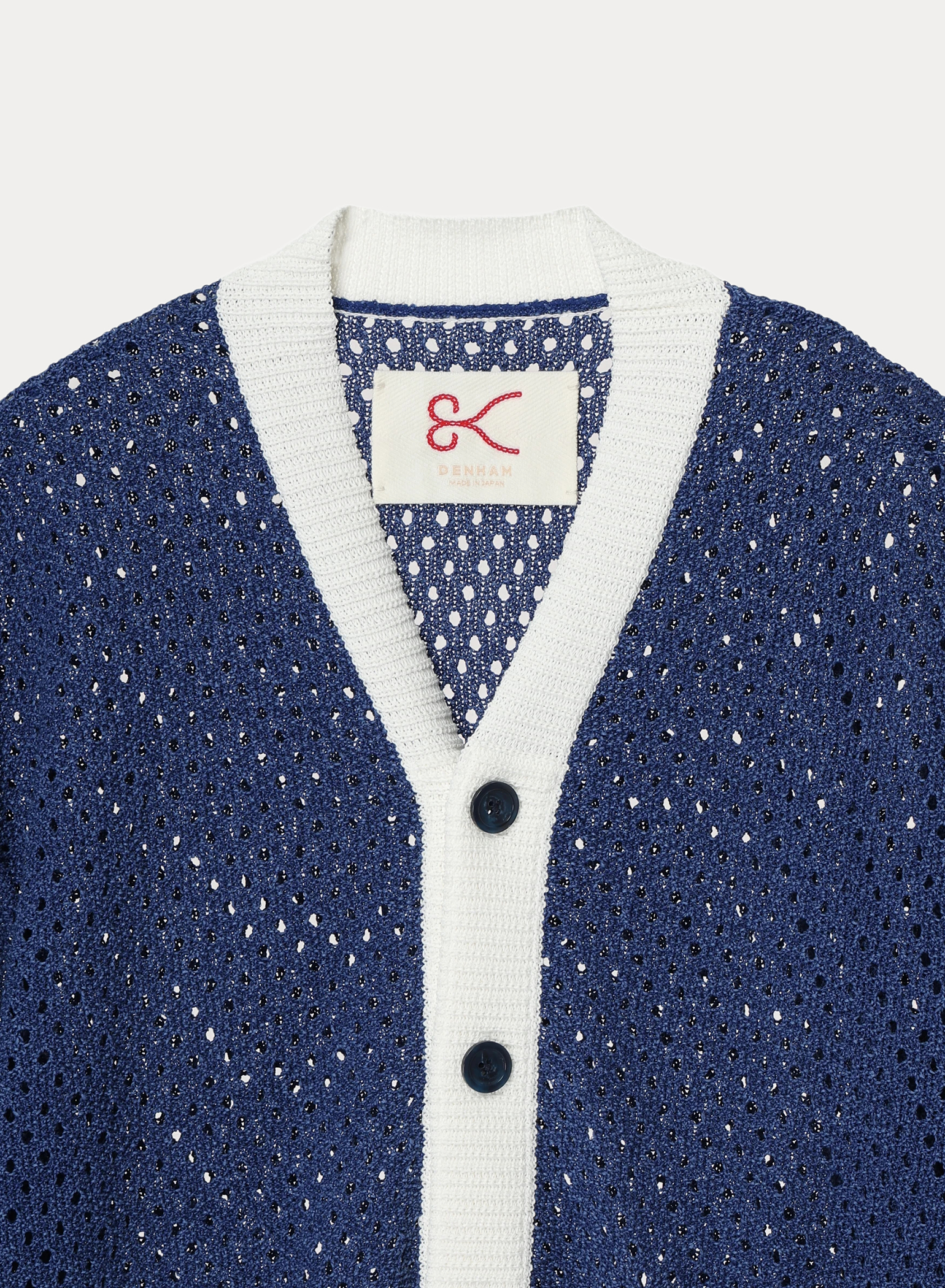 WASHI MESH KNIT CARDIGAN アイテム詳細｜DENHAM（デンハム）日本公式