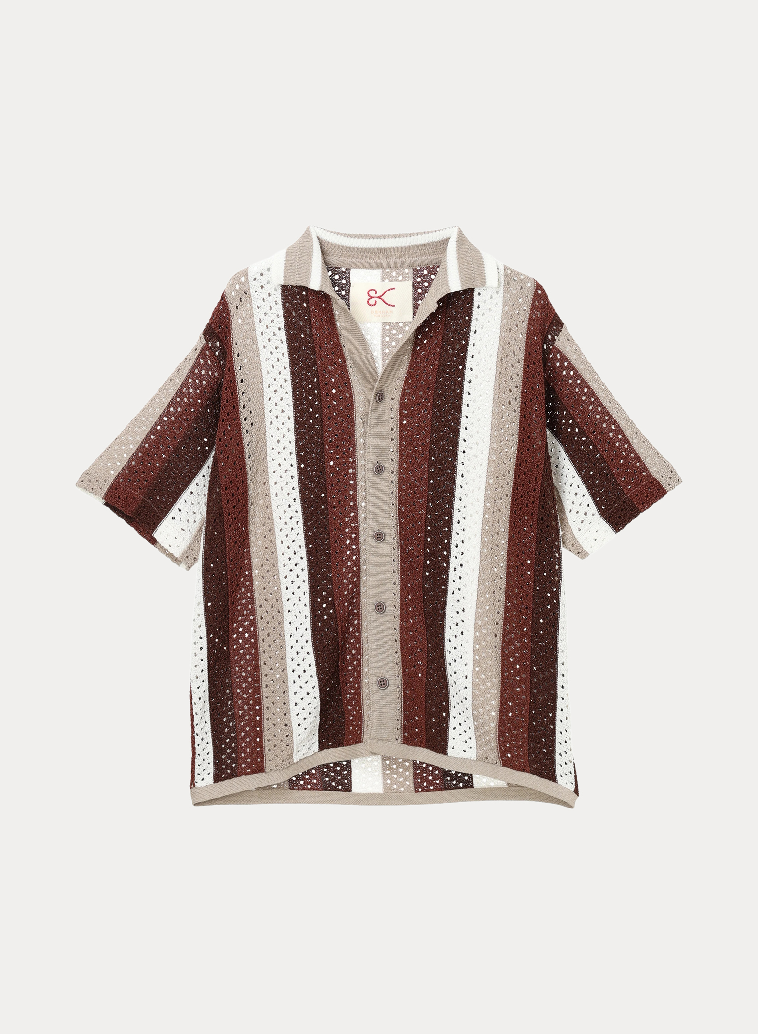 DENHAM(デンハム) |WASHI MESH KNIT SHIRT