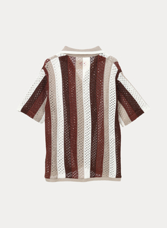 DENHAM(デンハム) |WASHI MESH KNIT SHIRT