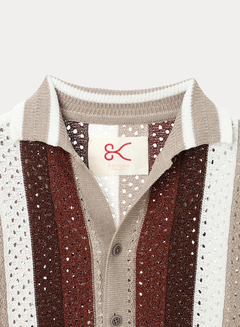 DENHAM(デンハム) |WASHI MESH KNIT SHIRT
