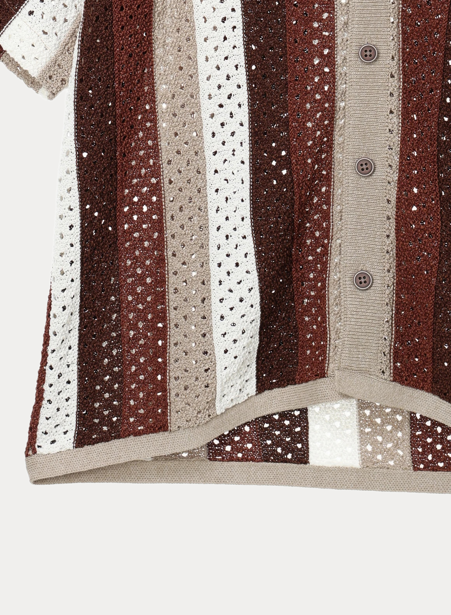 DENHAM(デンハム) |WASHI MESH KNIT SHIRT