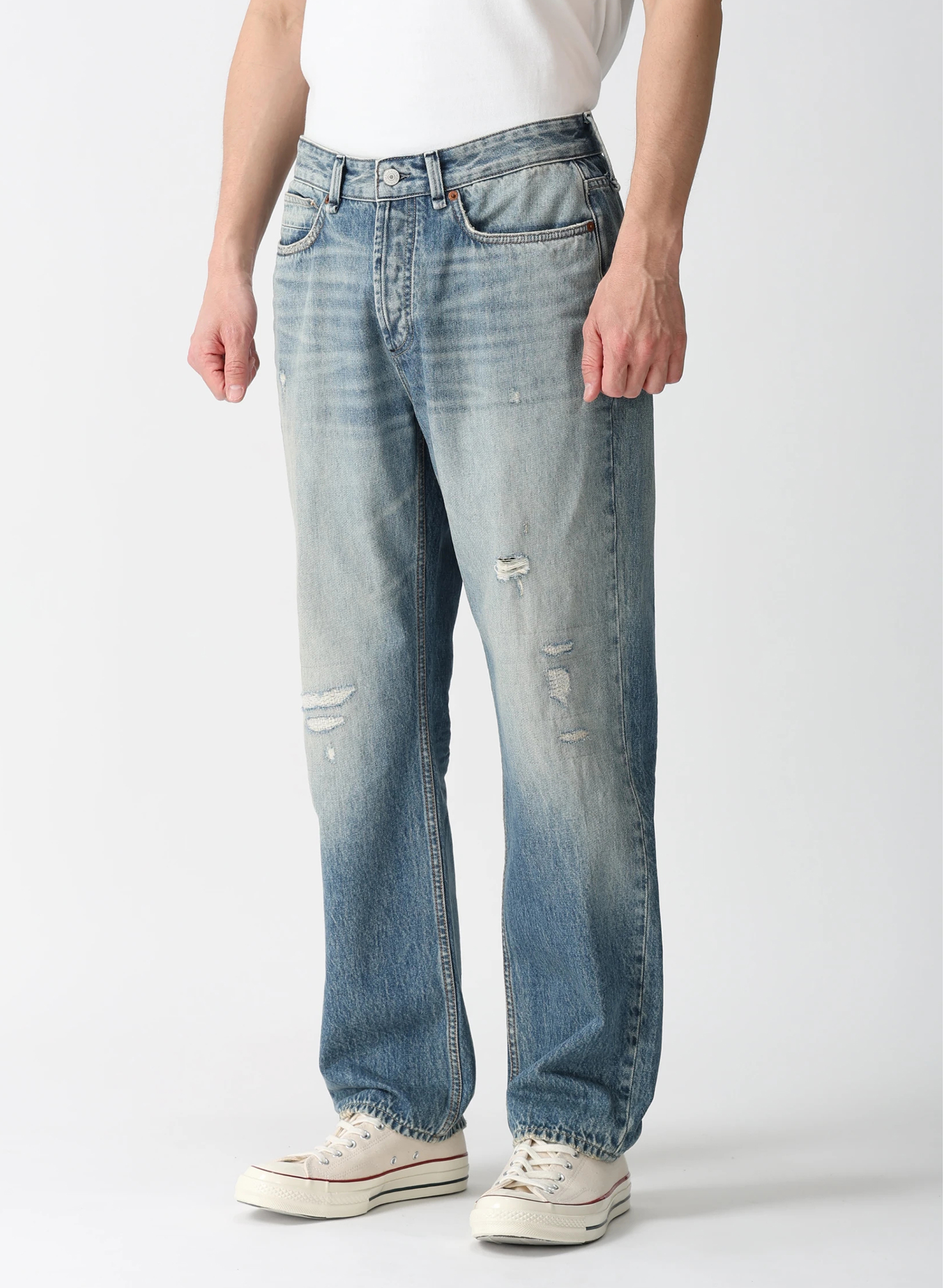 DENHAM デンハム RAZOR W36 L34 デニムパンツ ダメージ加工 RAZOR 