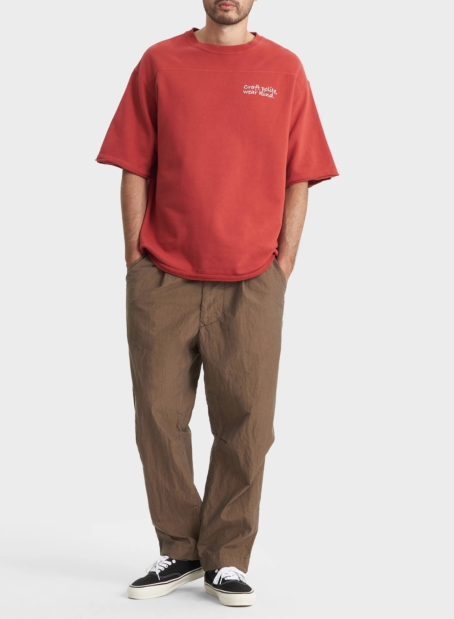 DENHAM(デンハム) |FOOTBALL SWEAT TEE