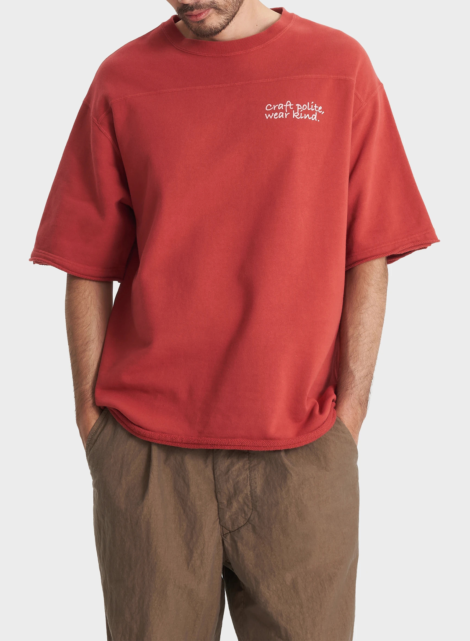 DENHAM(デンハム) |FOOTBALL SWEAT TEE