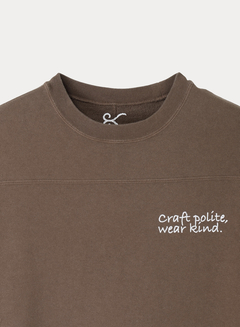 DENHAM(デンハム) |FOOTBALL SWEAT TEE