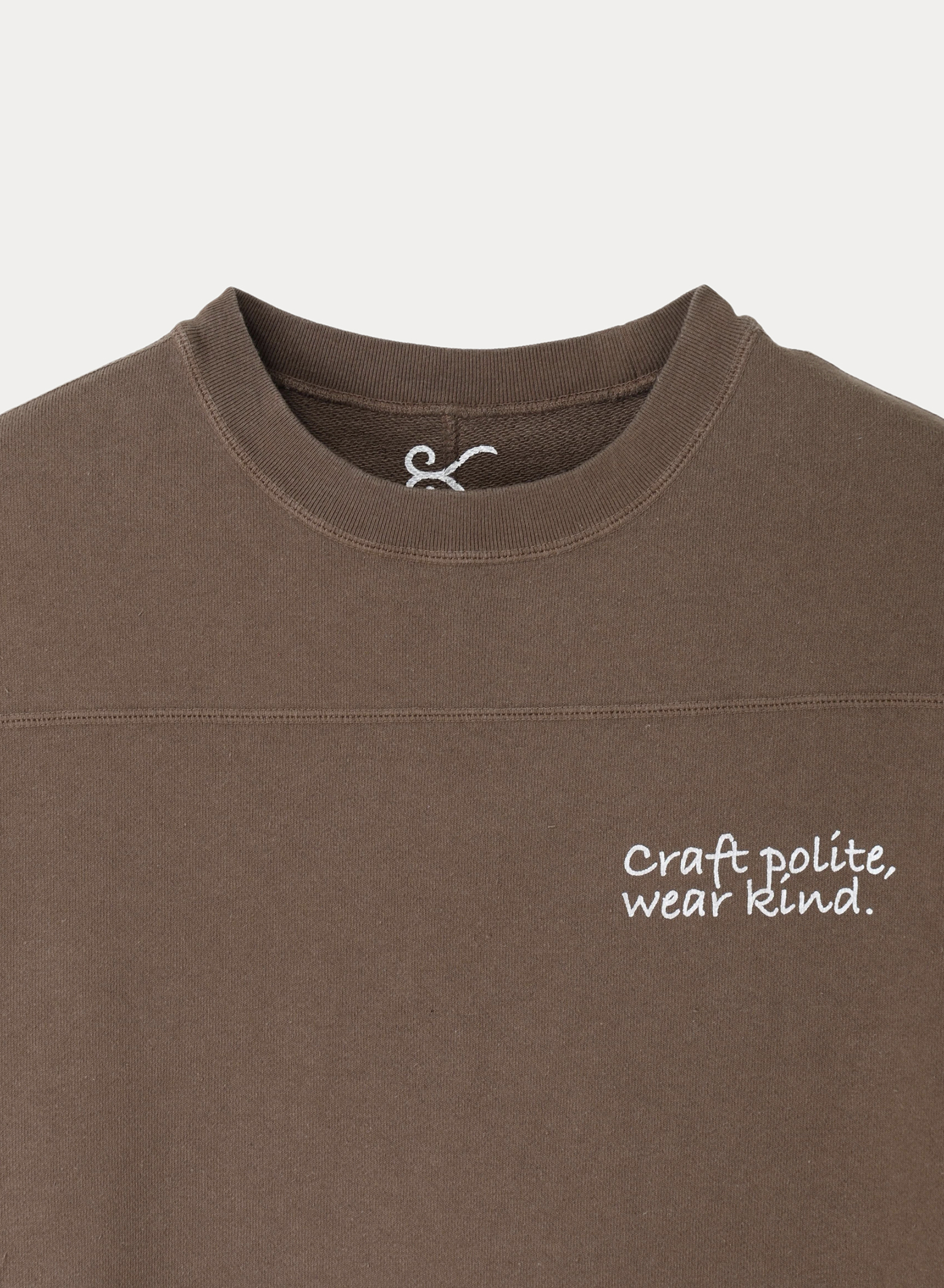 DENHAM(デンハム) |FOOTBALL SWEAT TEE