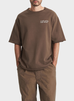 DENHAM(デンハム) |FOOTBALL SWEAT TEE