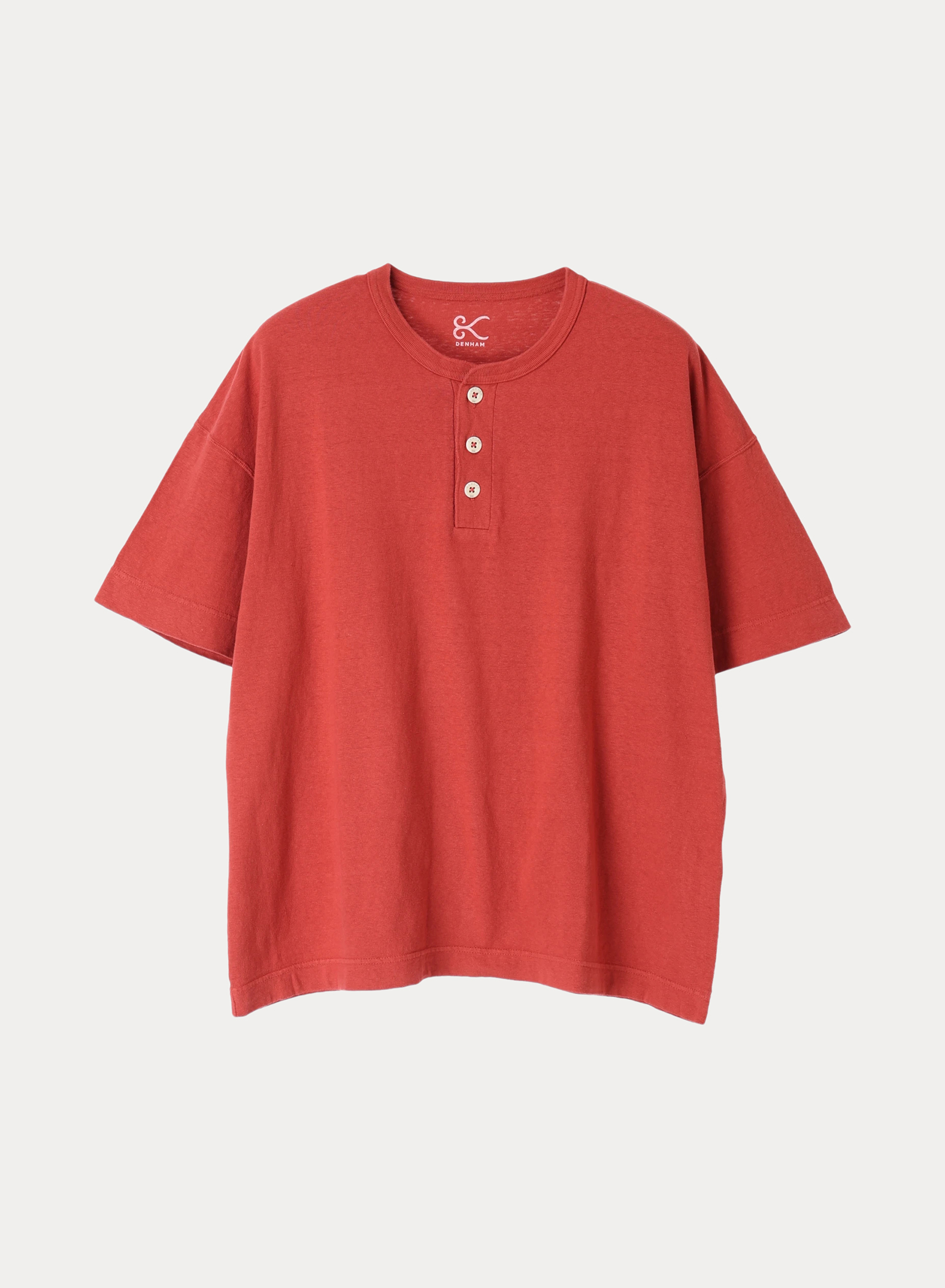 DENHAM(デンハム) |NATURAL DYE HENLEY TEE