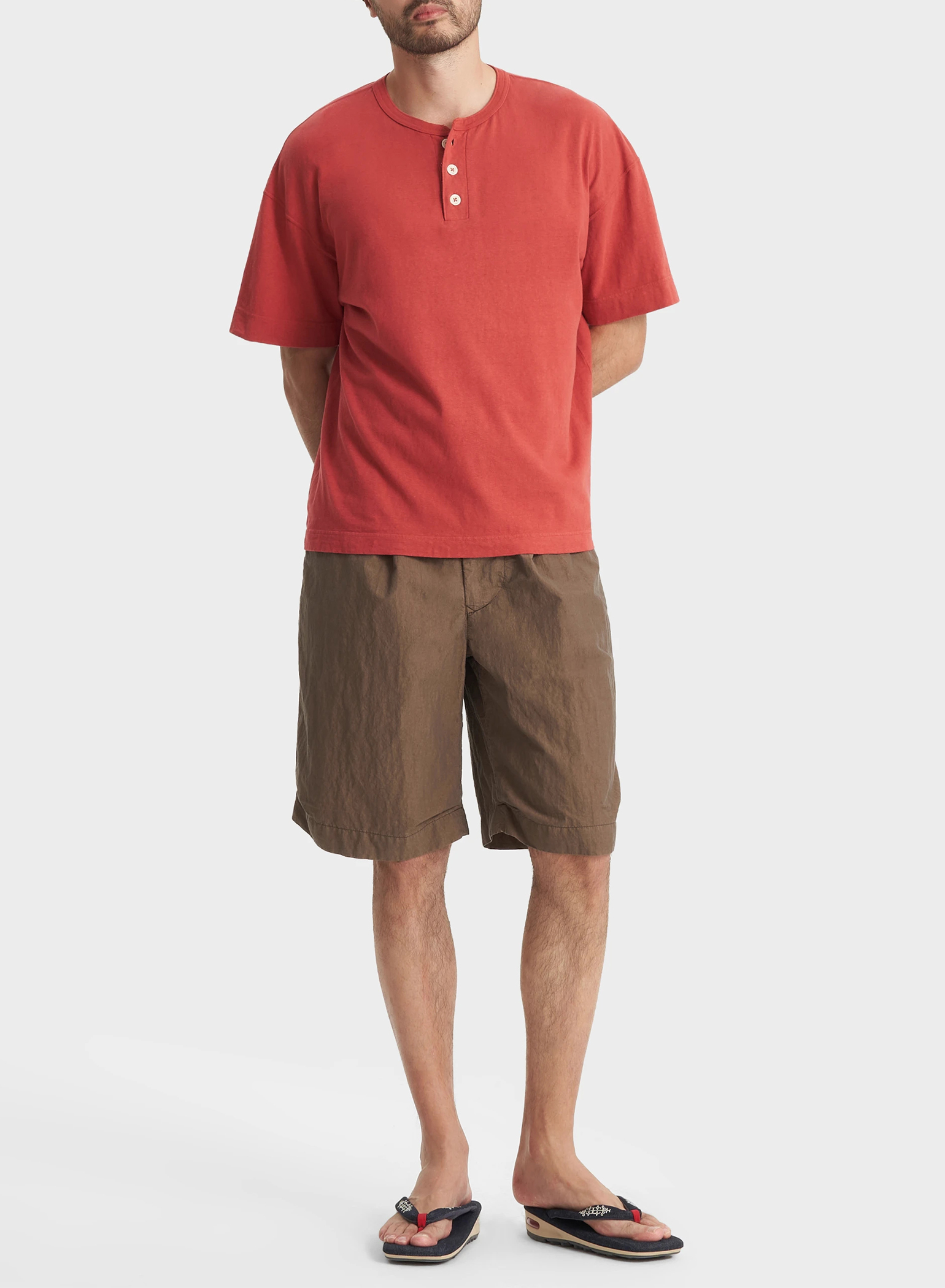 DENHAM(デンハム) |NATURAL DYE HENLEY TEE