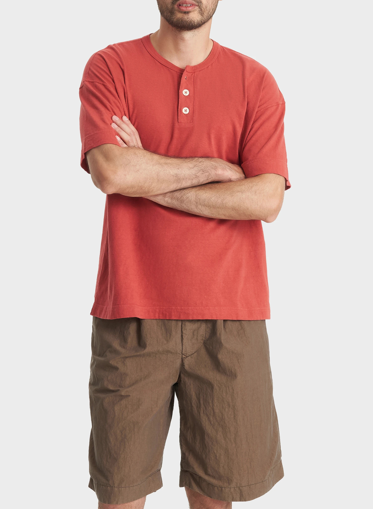 DENHAM(デンハム) |NATURAL DYE HENLEY TEE