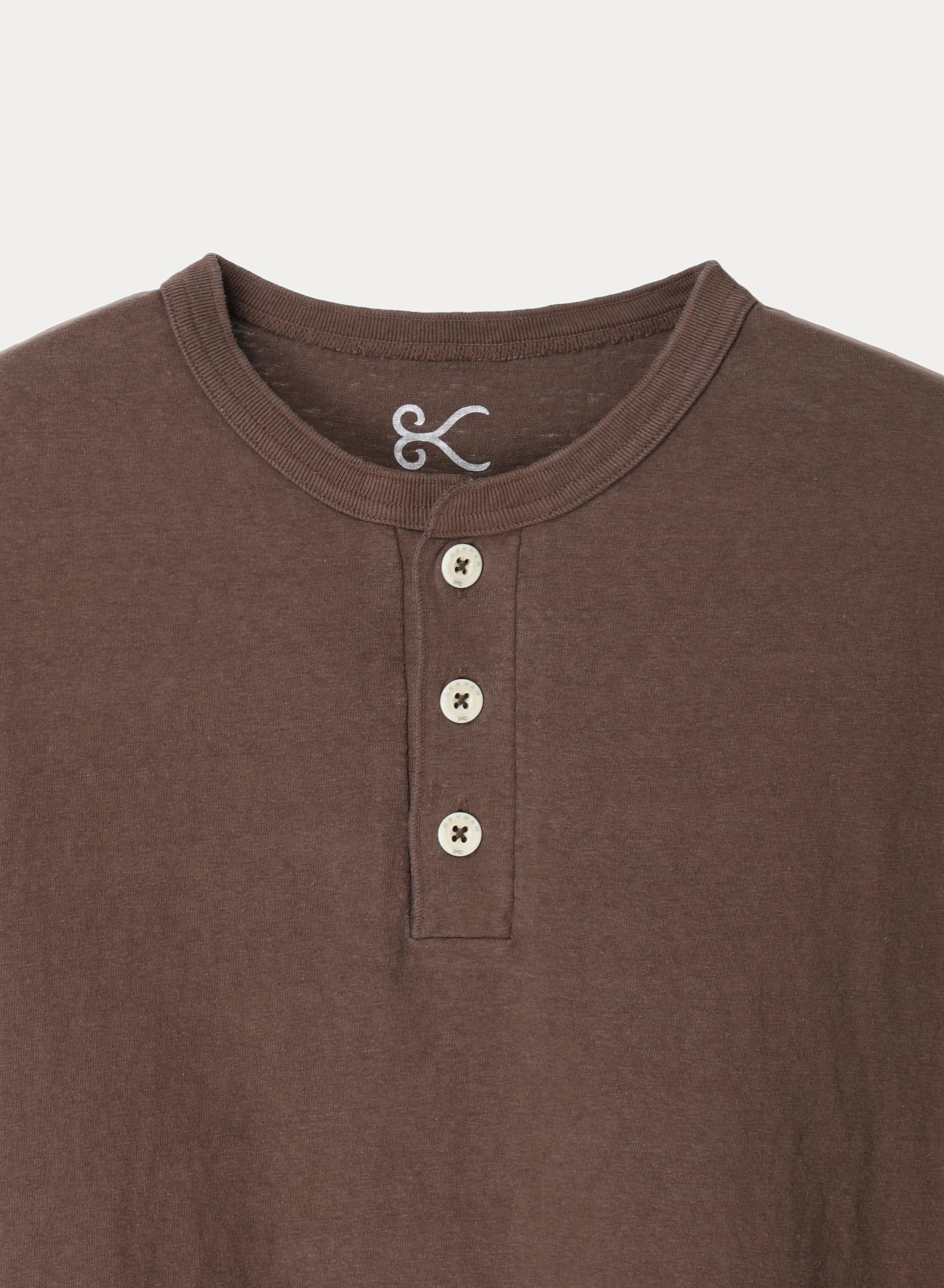 DENHAM(デンハム) |NATURAL DYE HENLEY TEE