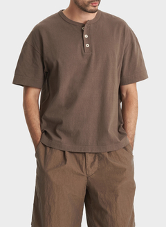 DENHAM(デンハム) |NATURAL DYE HENLEY TEE