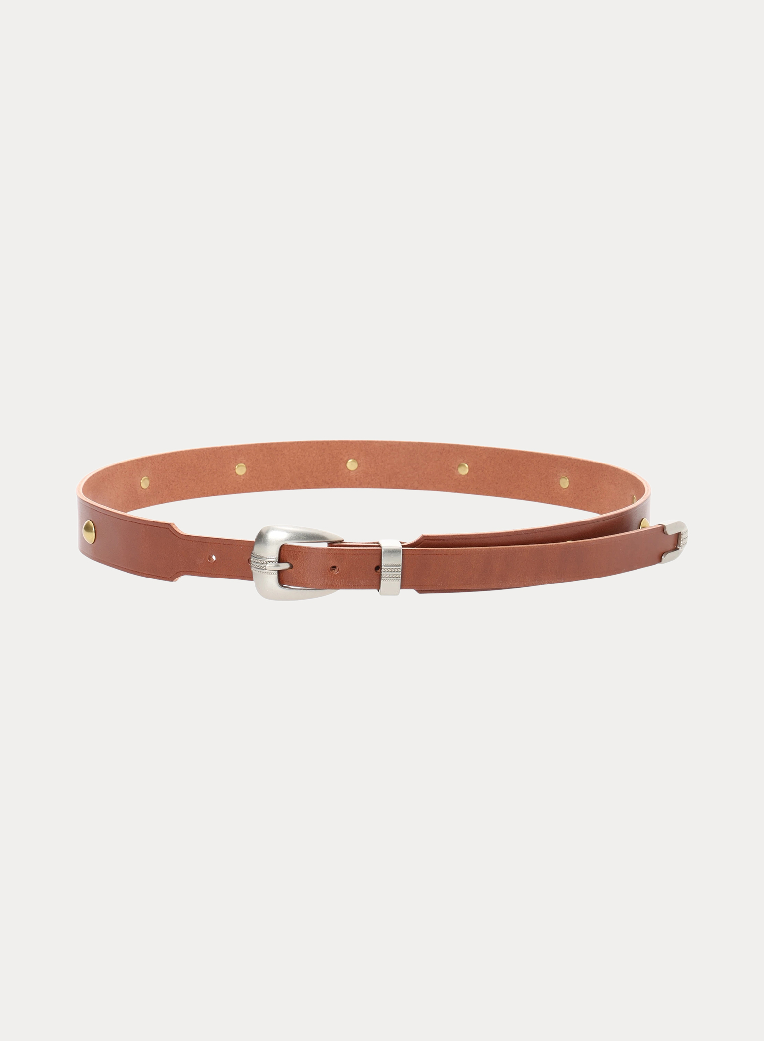DENHAM(デンハム) |STUDS WESTERN BELT