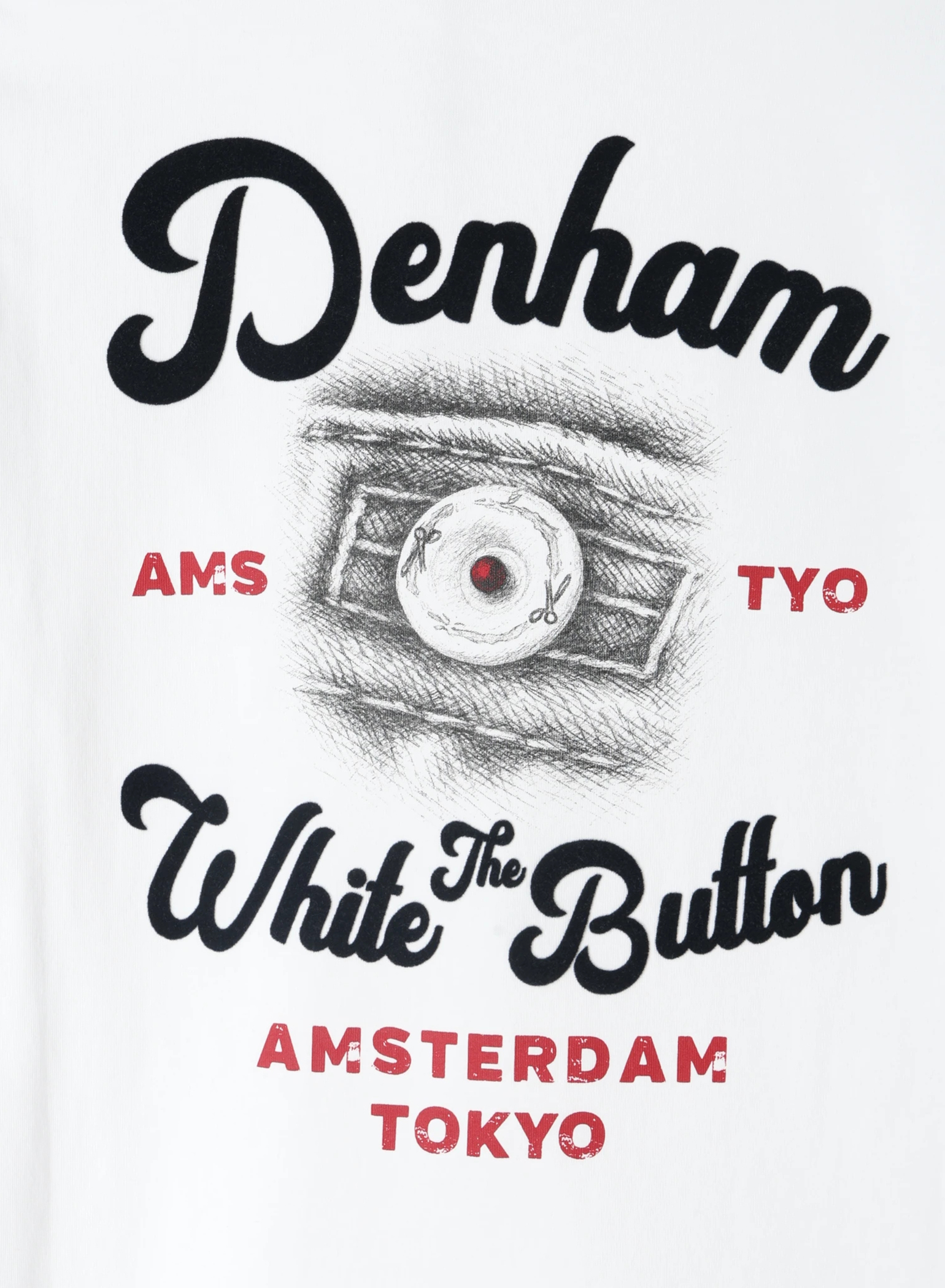 DENHAM(デンハム) |BUTTON SS TEE