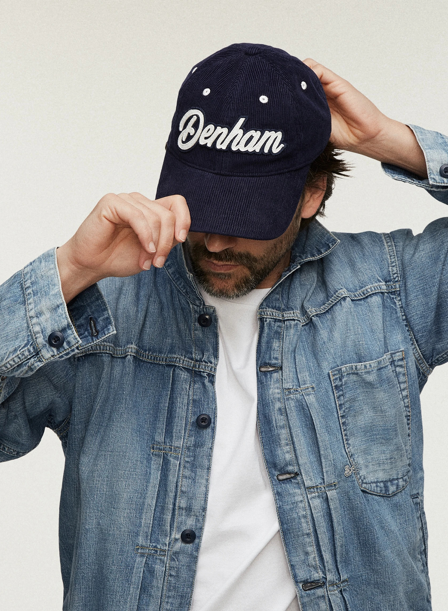 DENHAM(デンハム) |VELVET BASEBALL CAP COD