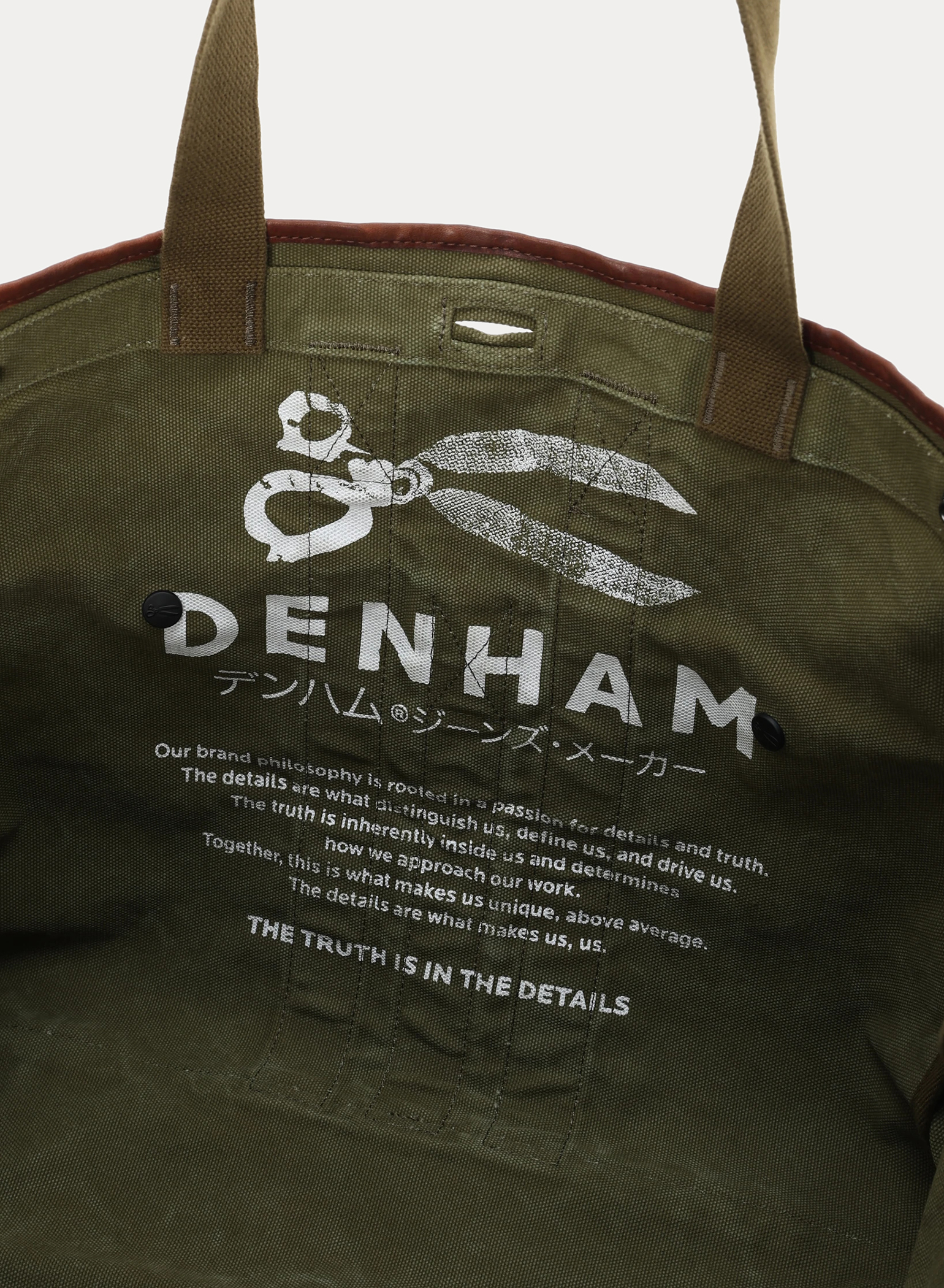 DENHAM(デンハム) |MERCURY CANVAS BIG TOTE CVS